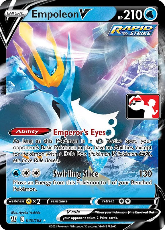 Empoleon V (040/163) [Prize Pack Series One] | Anubis Games and Hobby