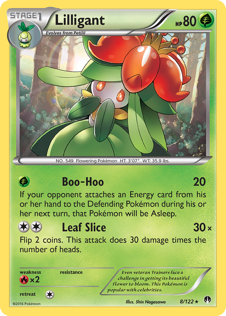 Lilligant (8/122) [XY: BREAKpoint] | Anubis Games and Hobby