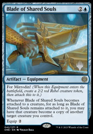 Blade of Shared Souls (Promo Pack) [Phyrexia: All Will Be One Promos] | Anubis Games and Hobby