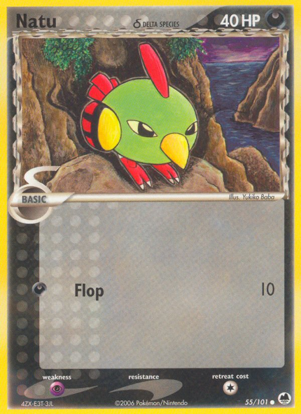 Natu (55/101) (Delta Species) [EX: Dragon Frontiers] | Anubis Games and Hobby