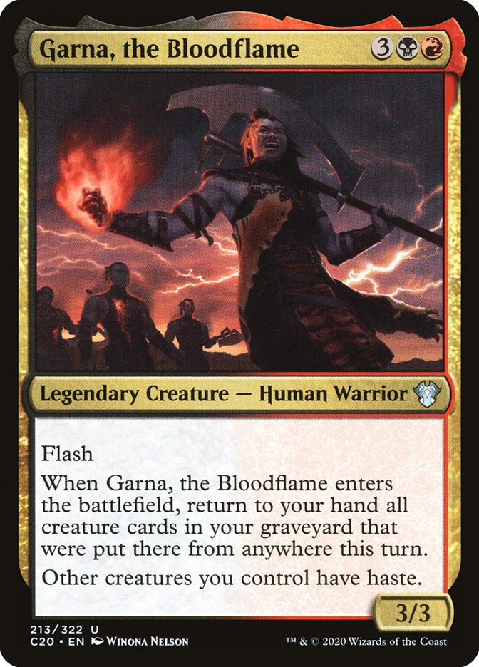 Garna, the Bloodflame [Commander 2020] | Anubis Games and Hobby