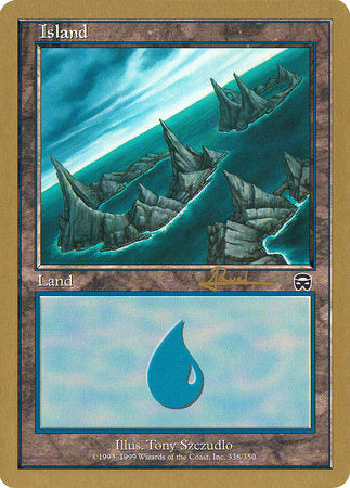 Island (338) - 2001 Antoine Ruel (MMQ) [World Championship Decks 2001] | Anubis Games and Hobby