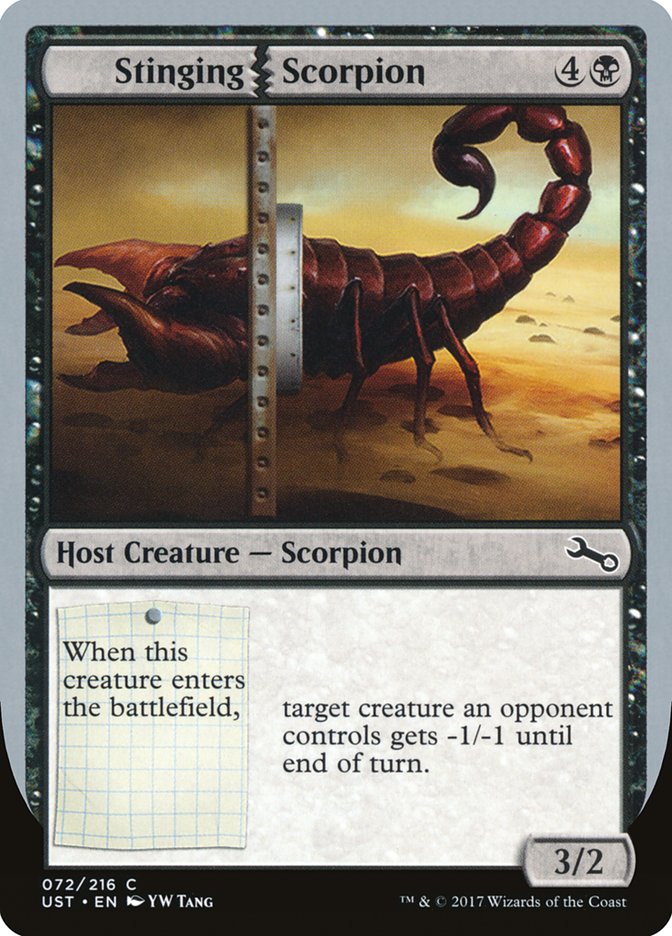 Stinging Scorpion [Unstable] | Anubis Games and Hobby