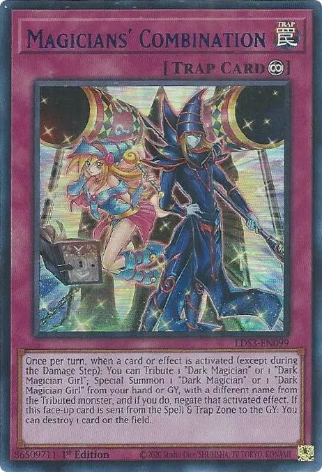 Magicians' Combination (Blue) [LDS3-EN099] Ultra Rare | Anubis Games and Hobby