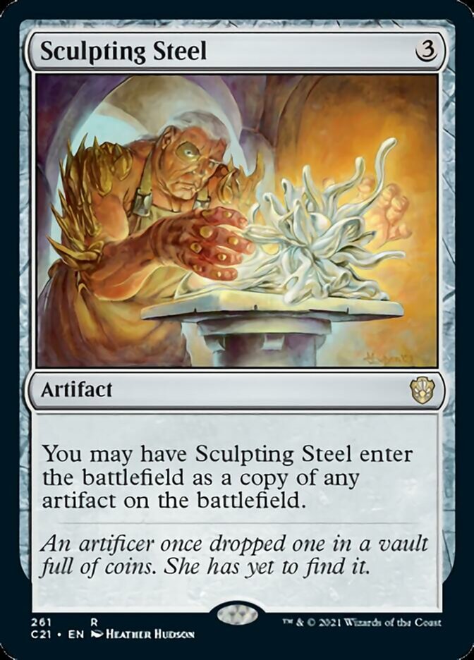 Sculpting Steel [Commander 2021] | Anubis Games and Hobby