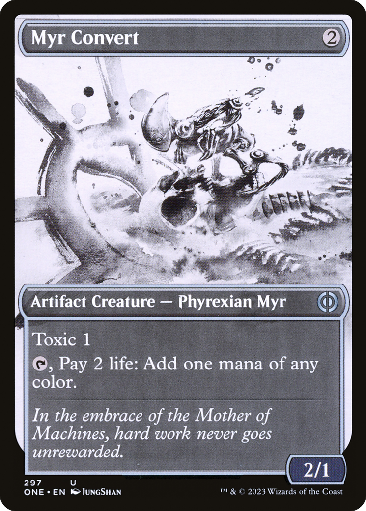 Myr Convert (Showcase Ichor) [Phyrexia: All Will Be One] | Anubis Games and Hobby