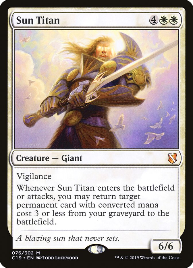 Sun Titan [Commander 2019] | Anubis Games and Hobby
