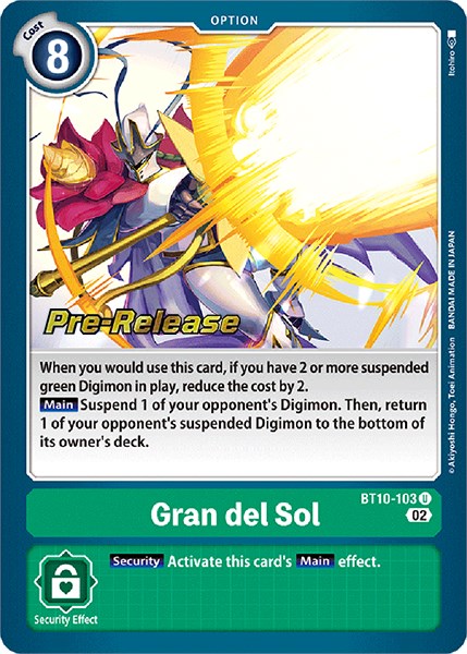 Gran del Sol [BT10-103] [Xros Encounter Pre-Release Cards] | Anubis Games and Hobby