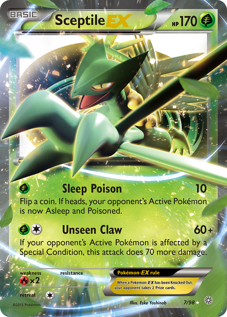 Sceptile EX (7/98) [XY: Ancient Origins] | Anubis Games and Hobby