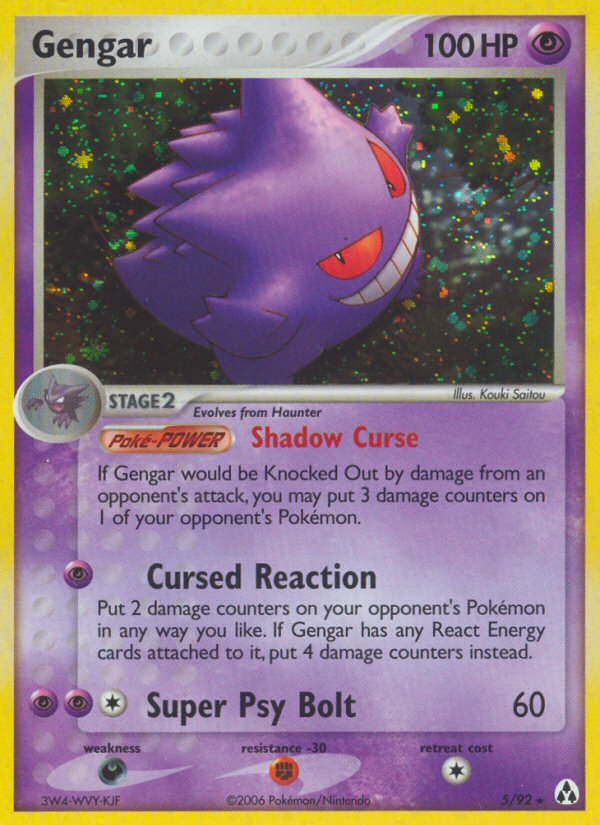 Gengar (5/92) [EX: Legend Maker] | Anubis Games and Hobby