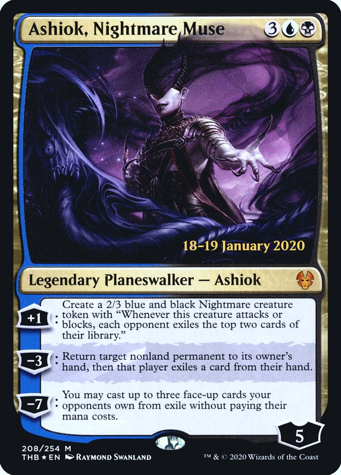 Ashiok, Nightmare Muse [Theros Beyond Death Prerelease Promos] | Anubis Games and Hobby