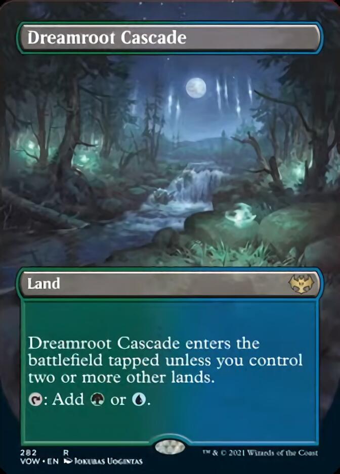 Dreamroot Cascade (Borderless Alternate Art) [Innistrad: Crimson Vow] | Anubis Games and Hobby