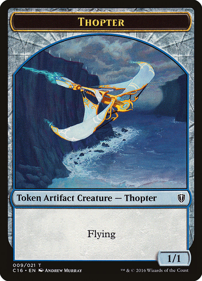 Goat // Thopter Double-Sided Token [Commander 2016 Tokens] | Anubis Games and Hobby