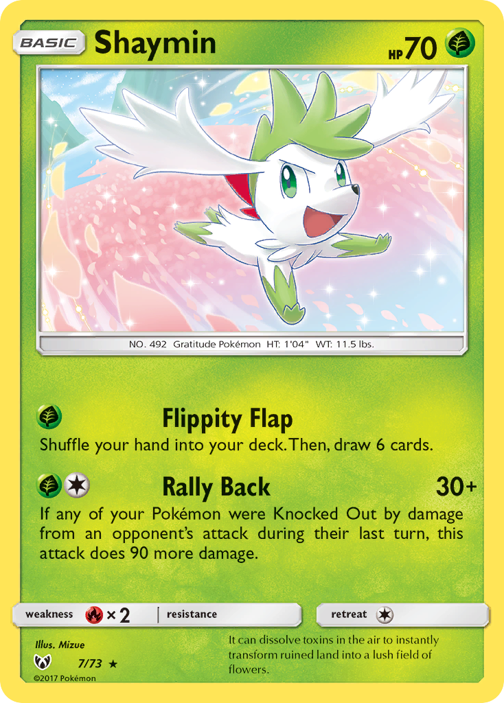 Shaymin (7/73) [Sun & Moon: Shining Legends] | Anubis Games and Hobby