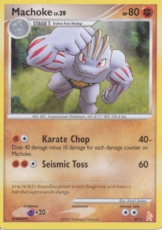 Machoke (4/11) [Diamond & Pearl: Trainer Kit - Lucario] | Anubis Games and Hobby