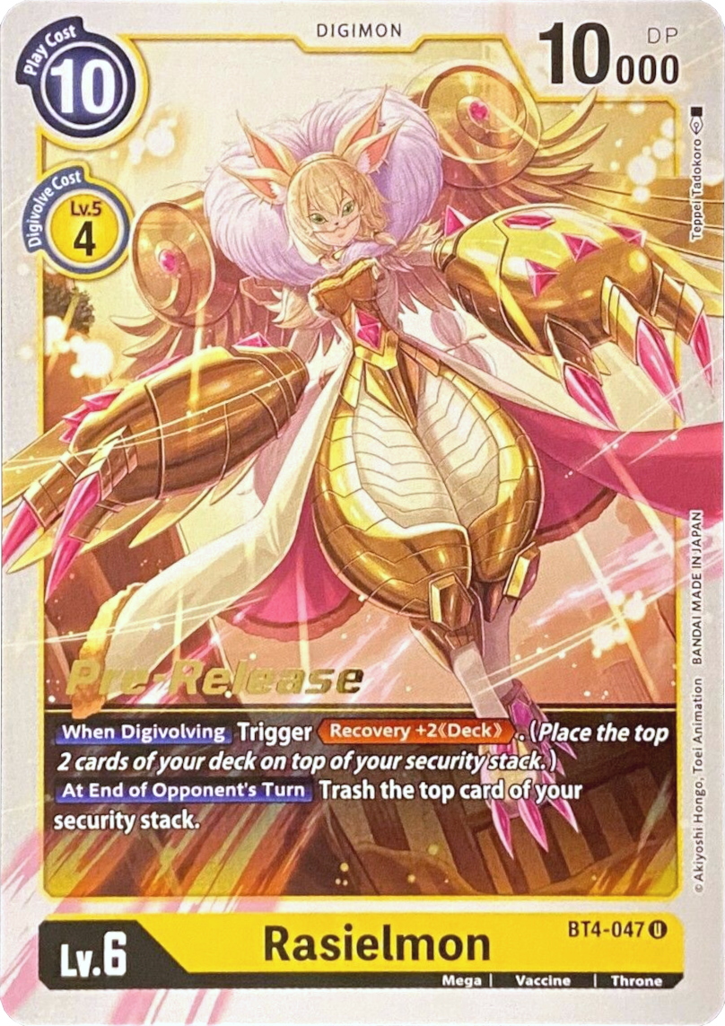 Rasielmon [BT4-047] [Great Legend Pre-Release Promos] | Anubis Games and Hobby