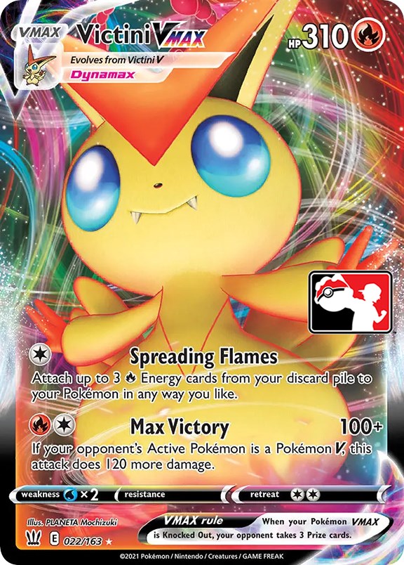 Victini VMAX (022/163) [Prize Pack Series One] | Anubis Games and Hobby