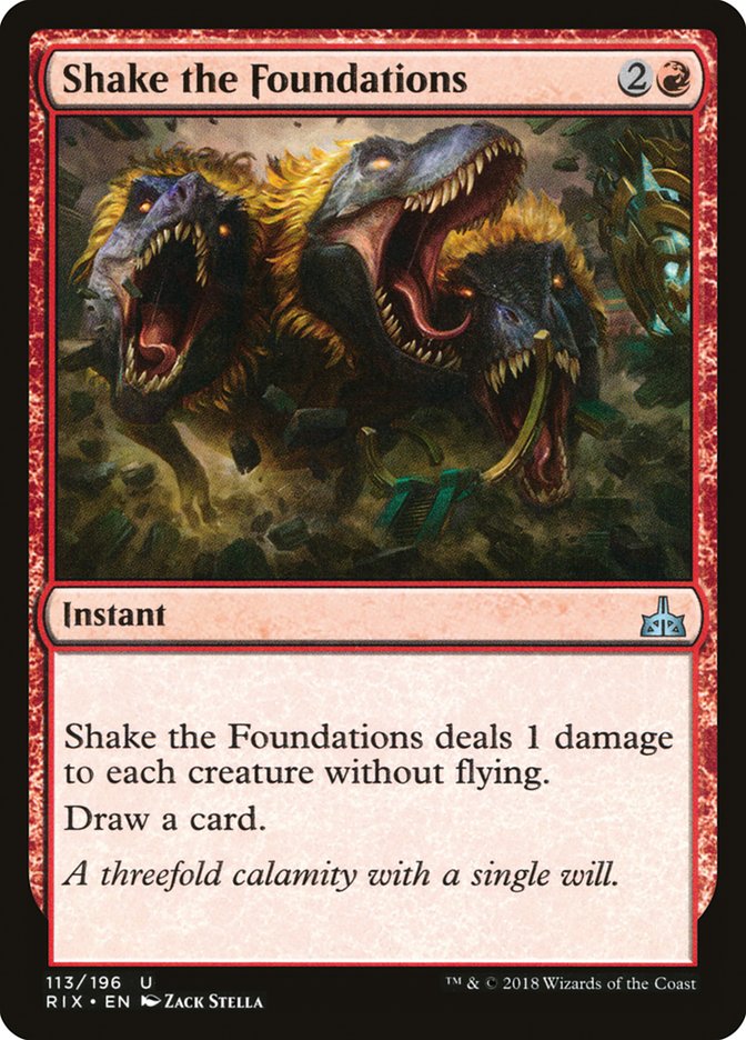 Shake the Foundations [Rivals of Ixalan] | Anubis Games and Hobby