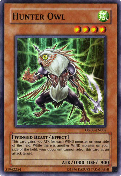 Hunter Owl [GX03-EN002] Super Rare | Anubis Games and Hobby