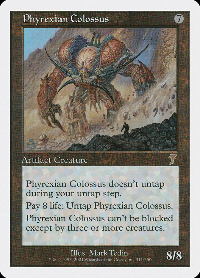 Phyrexian Colossus [Seventh Edition] | Anubis Games and Hobby