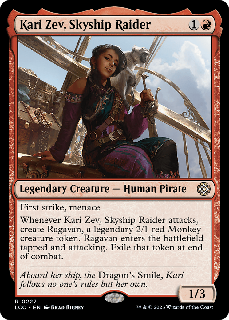 Kari Zev, Skyship Raider [The Lost Caverns of Ixalan Commander] | Anubis Games and Hobby