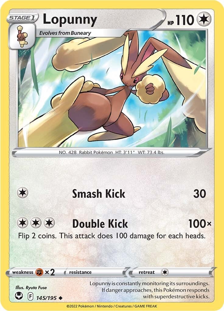 Lopunny (145/195) [Sword & Shield: Silver Tempest] | Anubis Games and Hobby