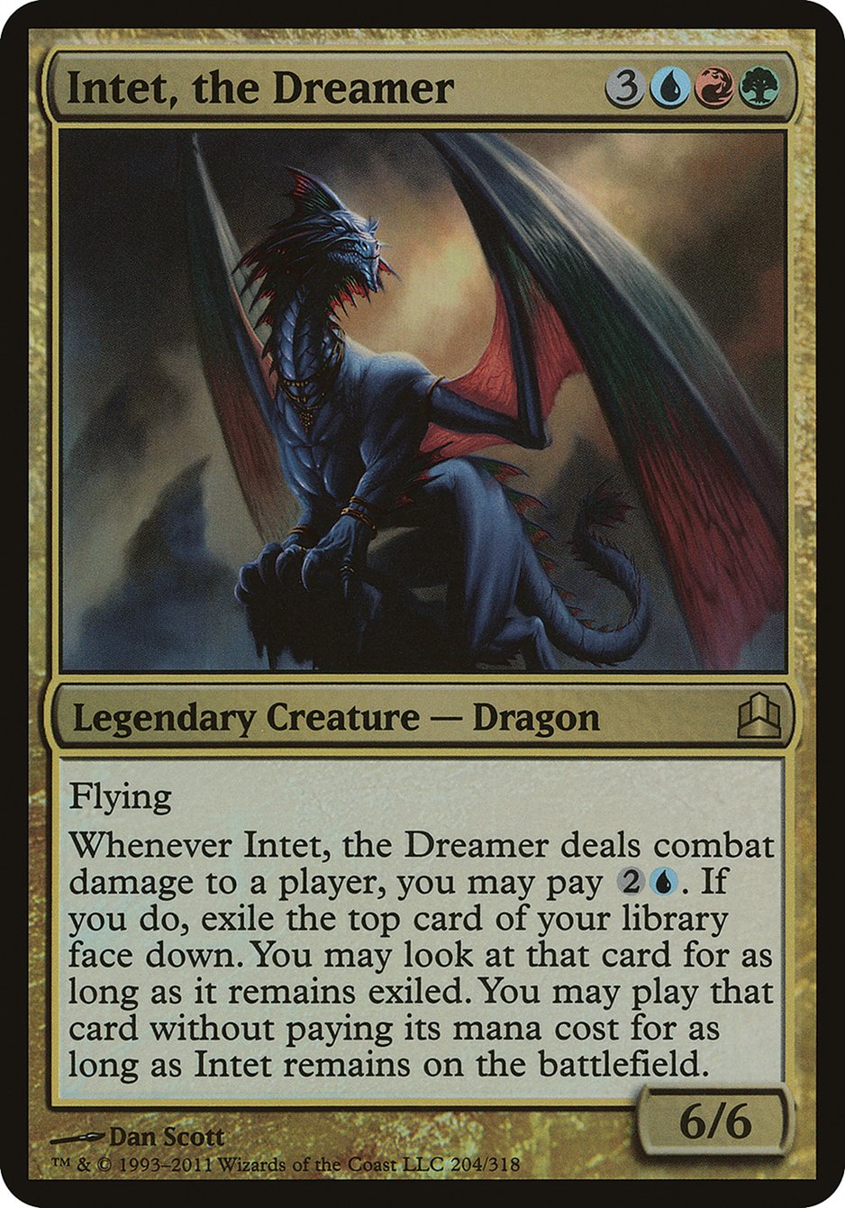 Intet, the Dreamer (Oversized) [Commander 2011 Oversized] | Anubis Games and Hobby