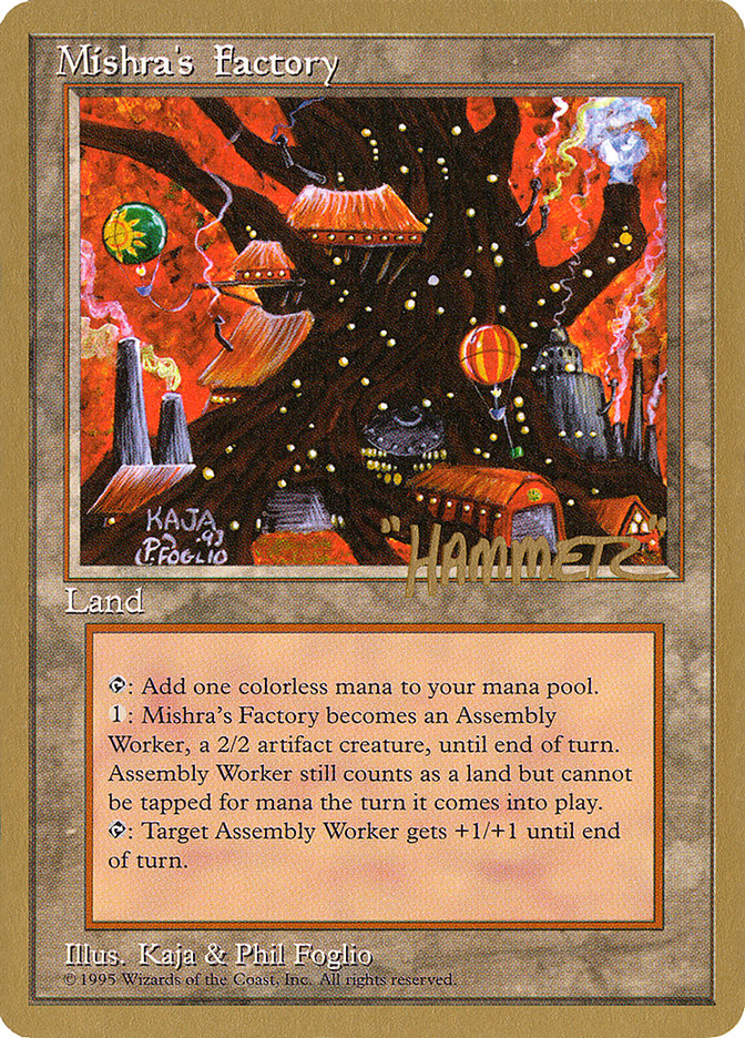 Mishra's Factory (Shawn "Hammer" Regnier) [Pro Tour Collector Set] | Anubis Games and Hobby