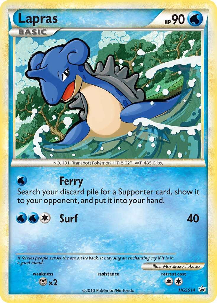 Lapras (HGSS14) [HeartGold & SoulSilver: Black Star Promos] | Anubis Games and Hobby