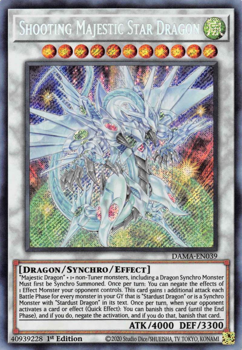 Shooting Majestic Star Dragon [DAMA-EN039] Starlight Rare | Anubis Games and Hobby