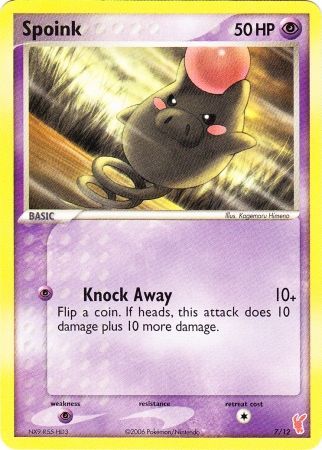 Spoink (7/12) [EX: Trainer Kit 2 - Plusle] | Anubis Games and Hobby