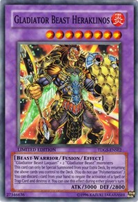 Gladiator Beast Heraklinos [The Duelist Genesis] [TDGS-ENSE2] | Anubis Games and Hobby