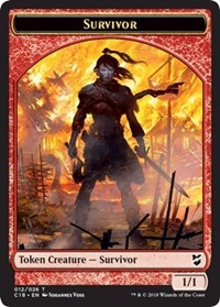 Survivor // Myr (023) Double-Sided Token [Commander 2018 Tokens] | Anubis Games and Hobby