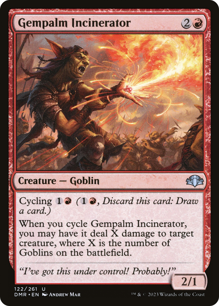 Gempalm Incinerator [Dominaria Remastered] | Anubis Games and Hobby