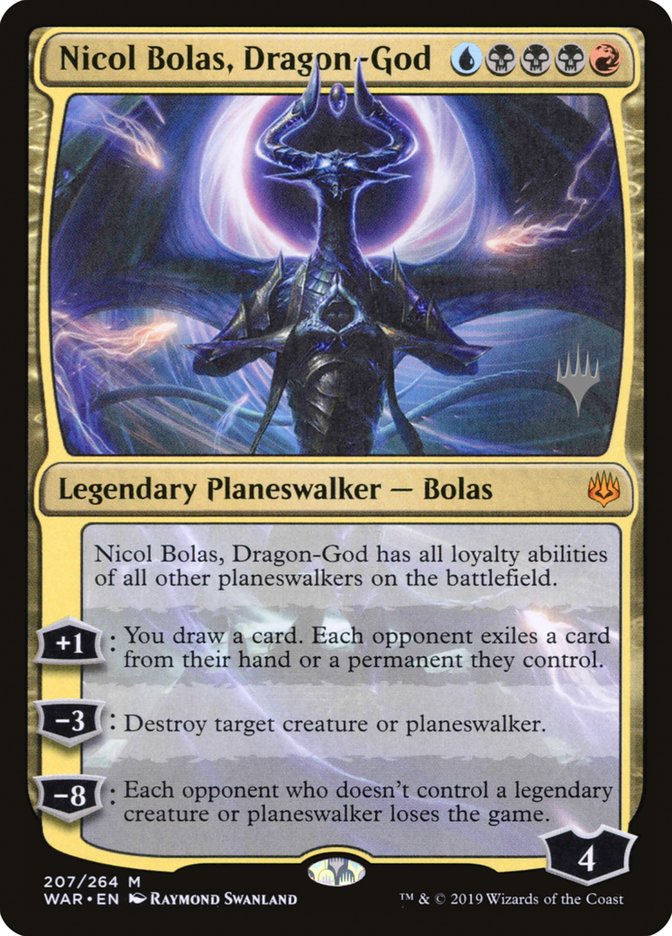 Nicol Bolas, Dragon-God (Promo Pack) [War of the Spark Promos] | Anubis Games and Hobby