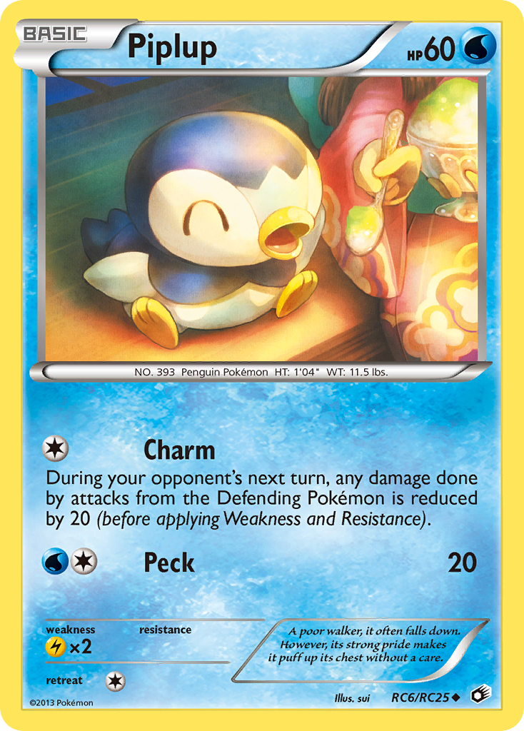 Piplup (RC6/RC25) [Black & White: Legendary Treasures] | Anubis Games and Hobby