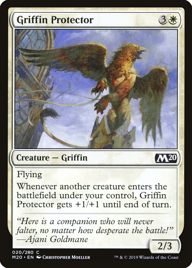 Griffin Protector [Core Set 2020] | Anubis Games and Hobby