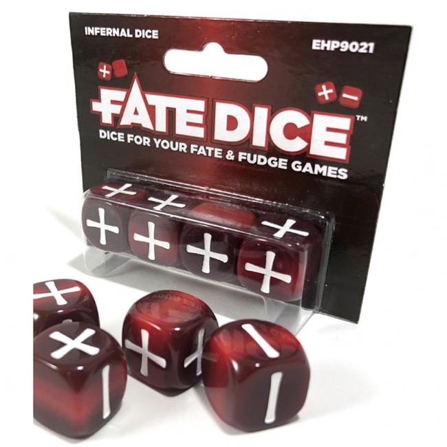Fate Core RPG: Fate Dice Infernal | Anubis Games and Hobby