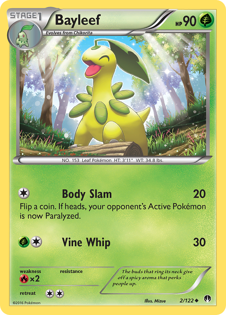 Bayleef (2/122) [XY: BREAKpoint] | Anubis Games and Hobby