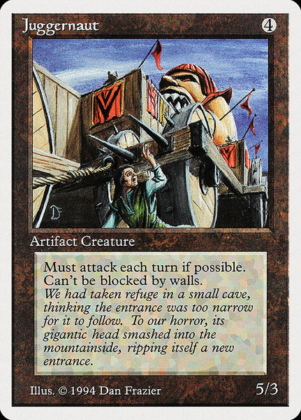 mtg juggernaut cards [Summer Magic / Edgar] – Anubis Games and Hobby Subtype: juggernaut, 20 cards |
