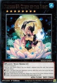 Number 87: Queen of the Night [MAGO-EN059] Rare | Anubis Games and Hobby