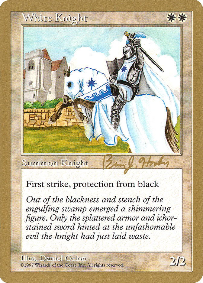 White Knight (Brian Hacker) [World Championship Decks 1998] | Anubis Games and Hobby