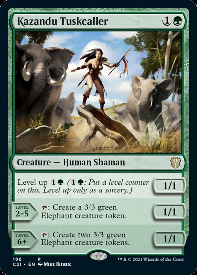 Kazandu Tuskcaller [Commander 2021] | Anubis Games and Hobby