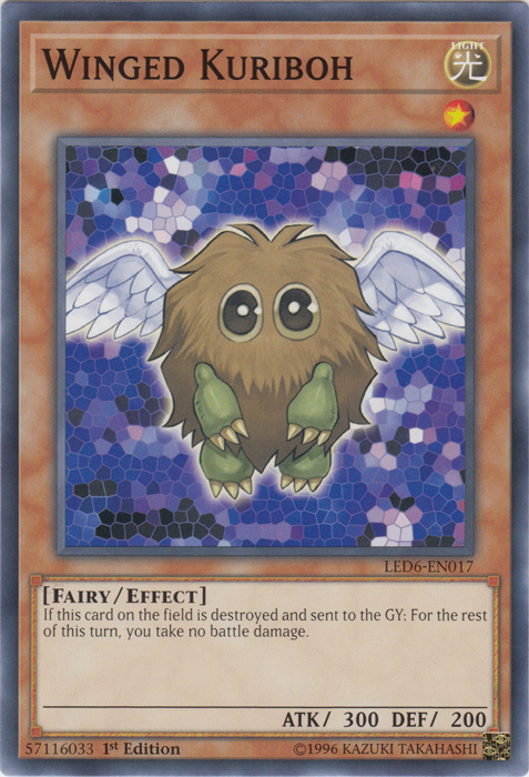 Winged Kuriboh [LED6-EN017] Common | Anubis Games and Hobby