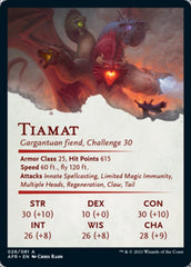 Tiamat Art Card [Dungeons & Dragons: Adventures in the Forgotten Realms Art Series] | Anubis Games and Hobby