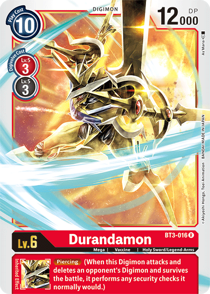 Durandamon [BT3-016] [Release Special Booster Ver.1.5] | Anubis Games and Hobby