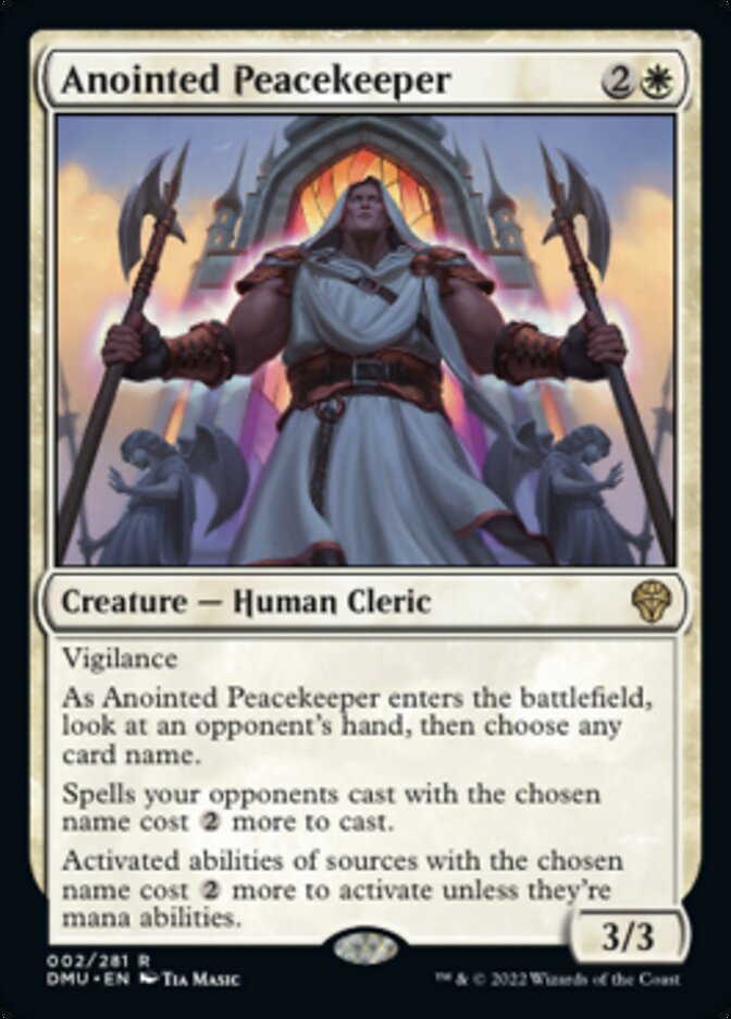 Anointed Peacekeeper [Dominaria United] | Anubis Games and Hobby