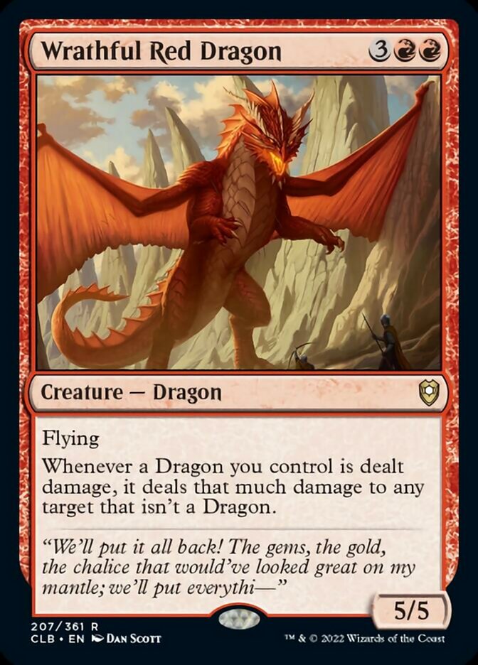 Wrathful Red Dragon [Commander Legends: Battle for Baldur's Gate] | Anubis Games and Hobby