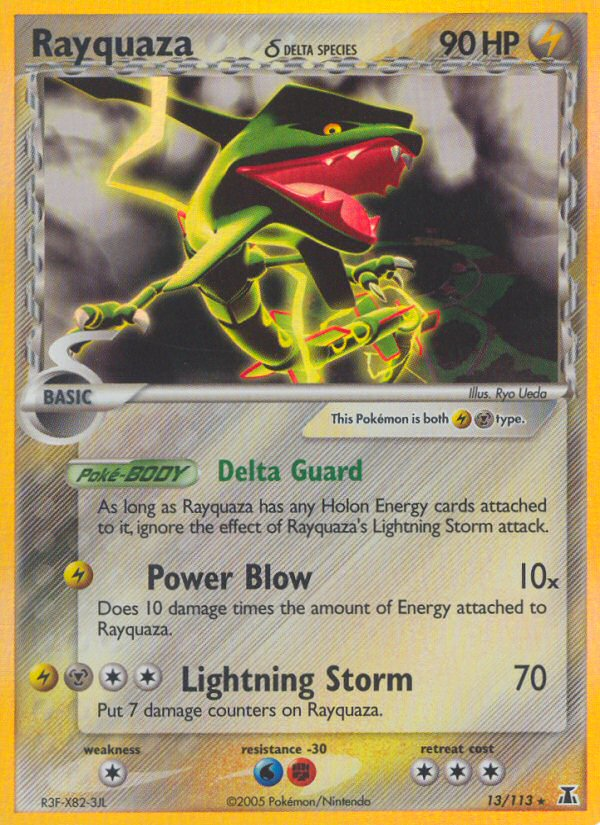 Rayquaza (13/113) (Delta Species) [EX: Delta Species] | Anubis Games and Hobby