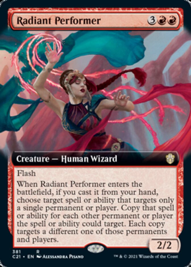 Radiant Performer (Extended Art) [Commander 2021] | Anubis Games and Hobby